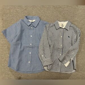 H&M Button-Up Shirt Bundle 2 Shirts 4T